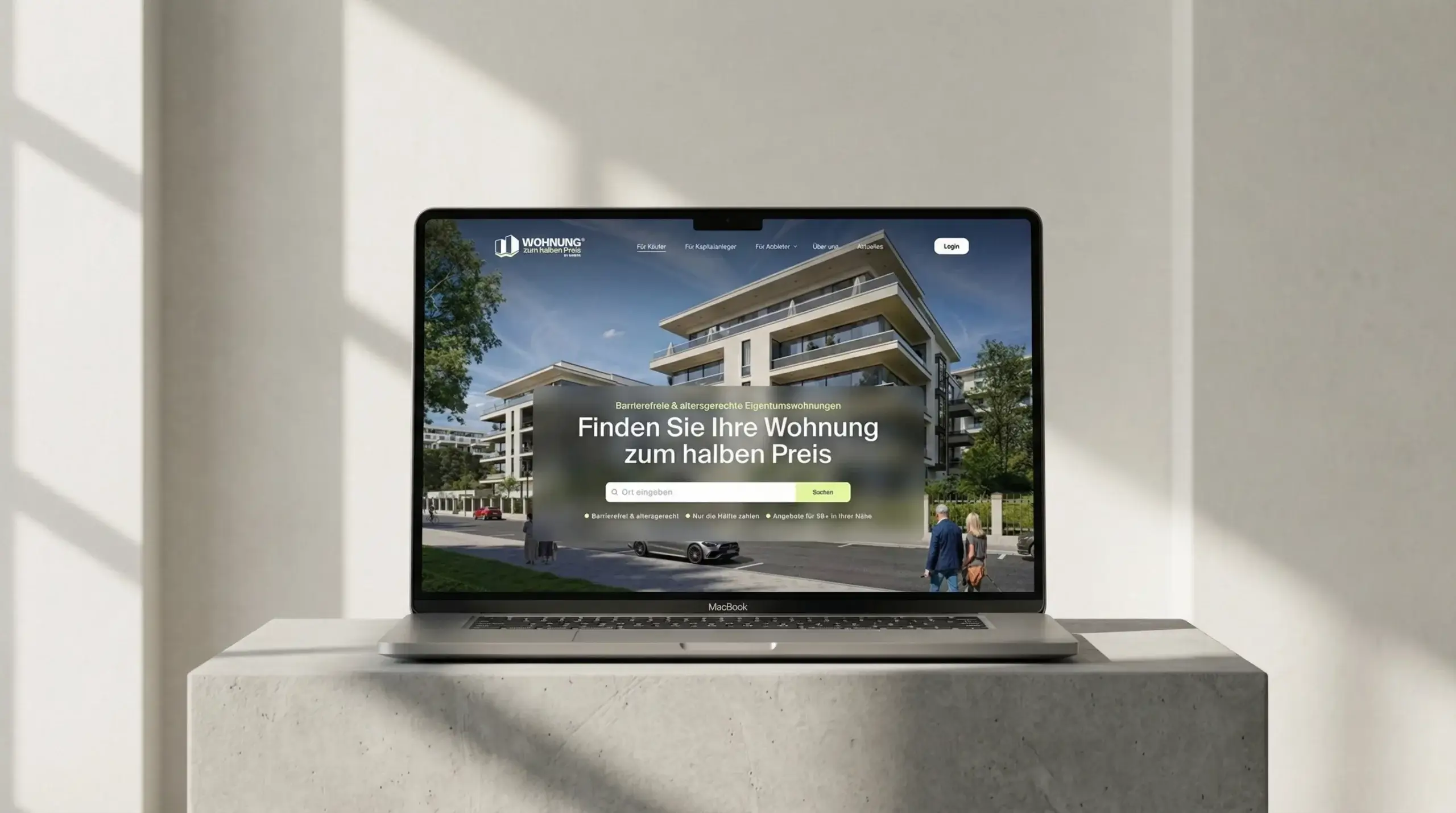 Immobilien Website Branding